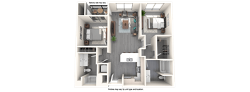Vive Luxe Apartments B3 Floor Plan