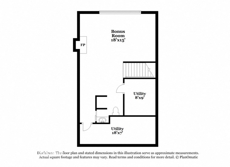 this is a floor plan of a 555 sq ft house