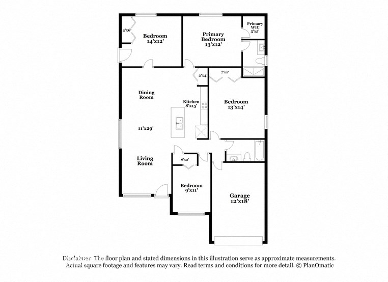 this floor plan is an approximation of a typical floor plan for a 208 sq ft
