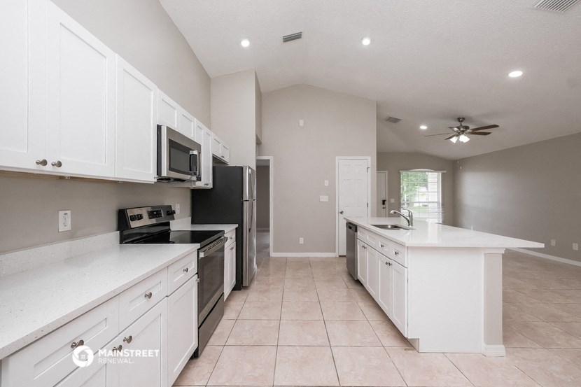 the kitchen is clean and ready for us to use