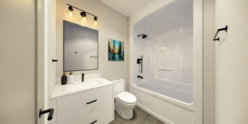 Modern bathrooms