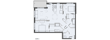 SUITE A - 2 Bed, 2 Bath