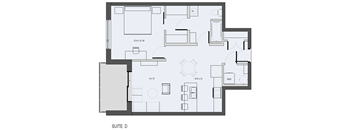 SUITE D - 1 Bed, 1 Bath