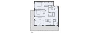 SUITE E - 2 Bed, 2 Bath