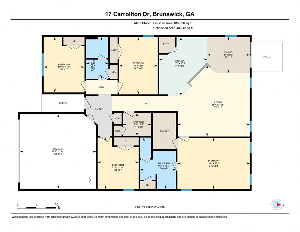 typical floor plan of the 11 carillon dr