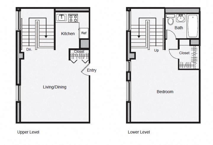 1-Bedroom Duplex