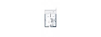 A Plan - 1 Bedroom, 1 Bathroom