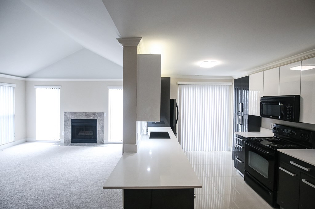 Spacious living room | Apartments in Novi, Michigan