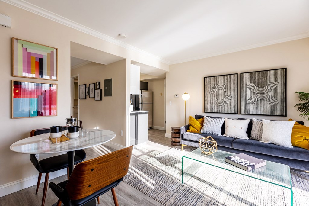 Spacious living room | Apartments in Novi, Michigan