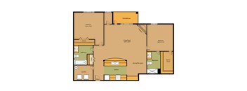 1 Bedroom, 1 Bathroom
