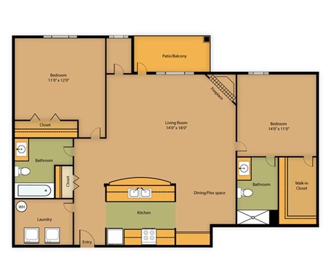 100 Palermo Road Studio-8 Beds Apartment for Rent - Photo Gallery 12