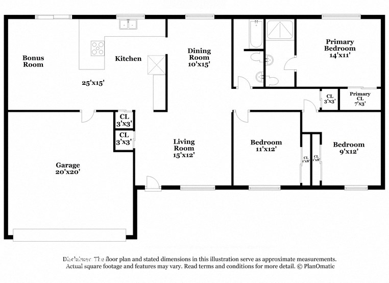a floor plan of a house with a bedroom and a living room