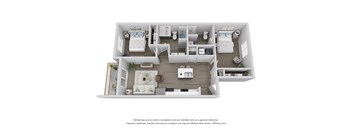 2 Bedrooms, 2 Bathrooms