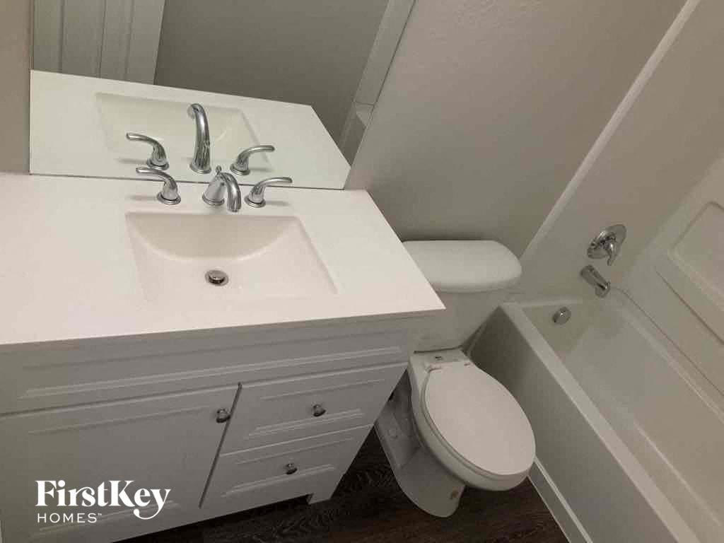 a small bathroom with a sink and a toilet