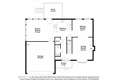 this is the floor plan of a hypothetical house with roommates