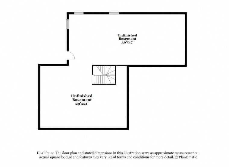 a schematic diagram of the floor plan for the apartment