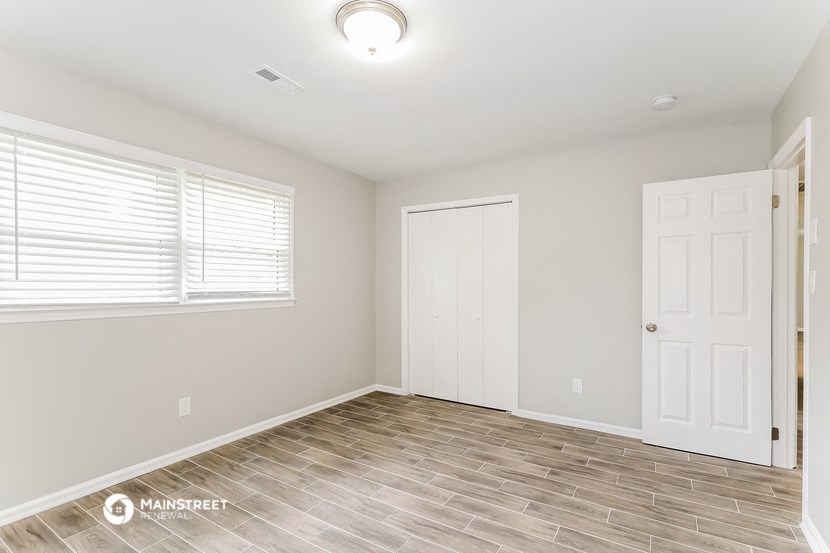 the living room is clean and ready to use