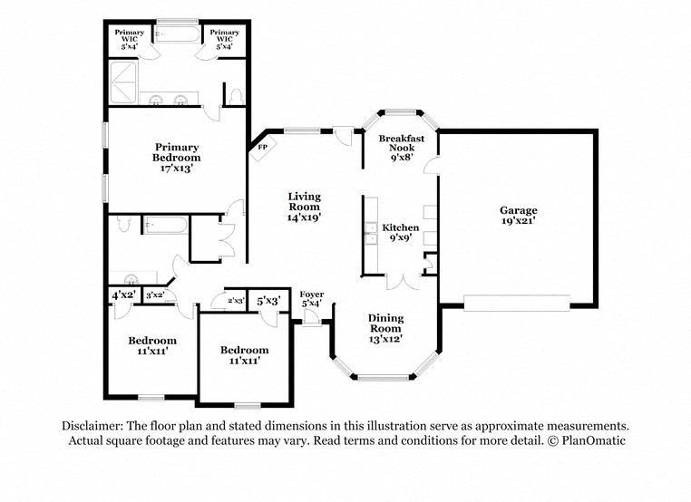 the floor plan and sealed dimensions in this illustration serve as approximate measurements