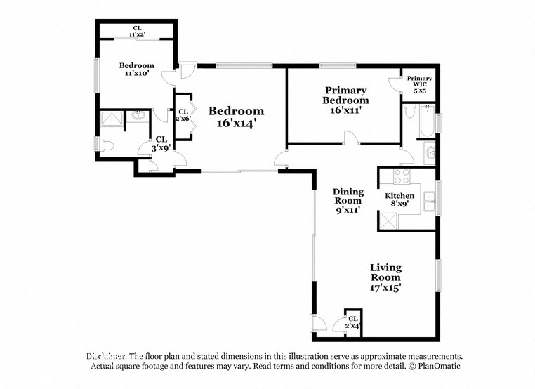 a floor plan of a house with a bedroom and a living room