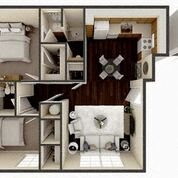2 Bedroom 2 Bath 2 Bedroom 2 Bath at Willowpark Apartment Homes in Lawton Oklahoma