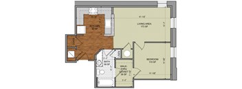 One Bed One Bath Small