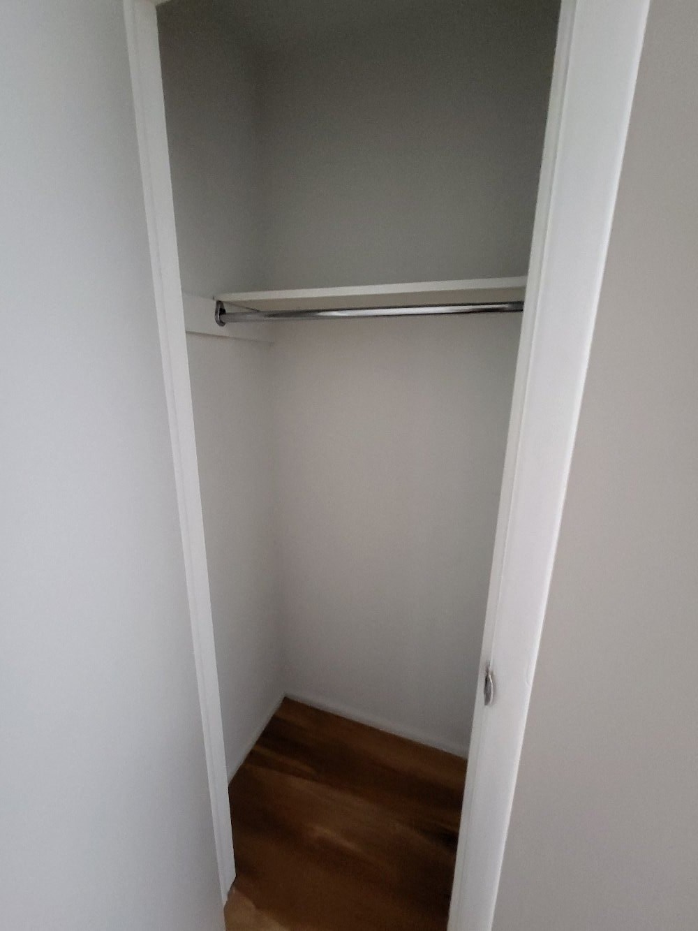 the closet in the 2nd bedroom is empty
