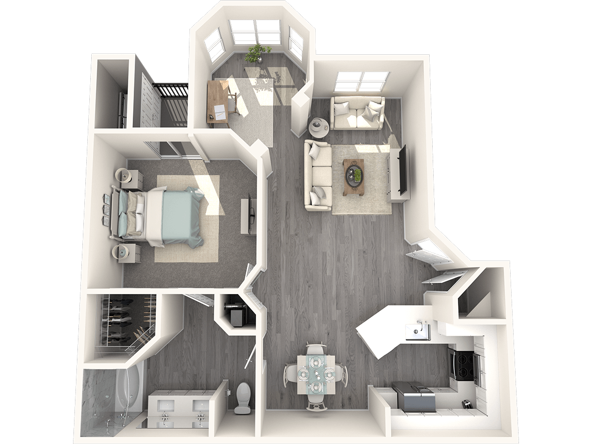 Large 1 Bedroom