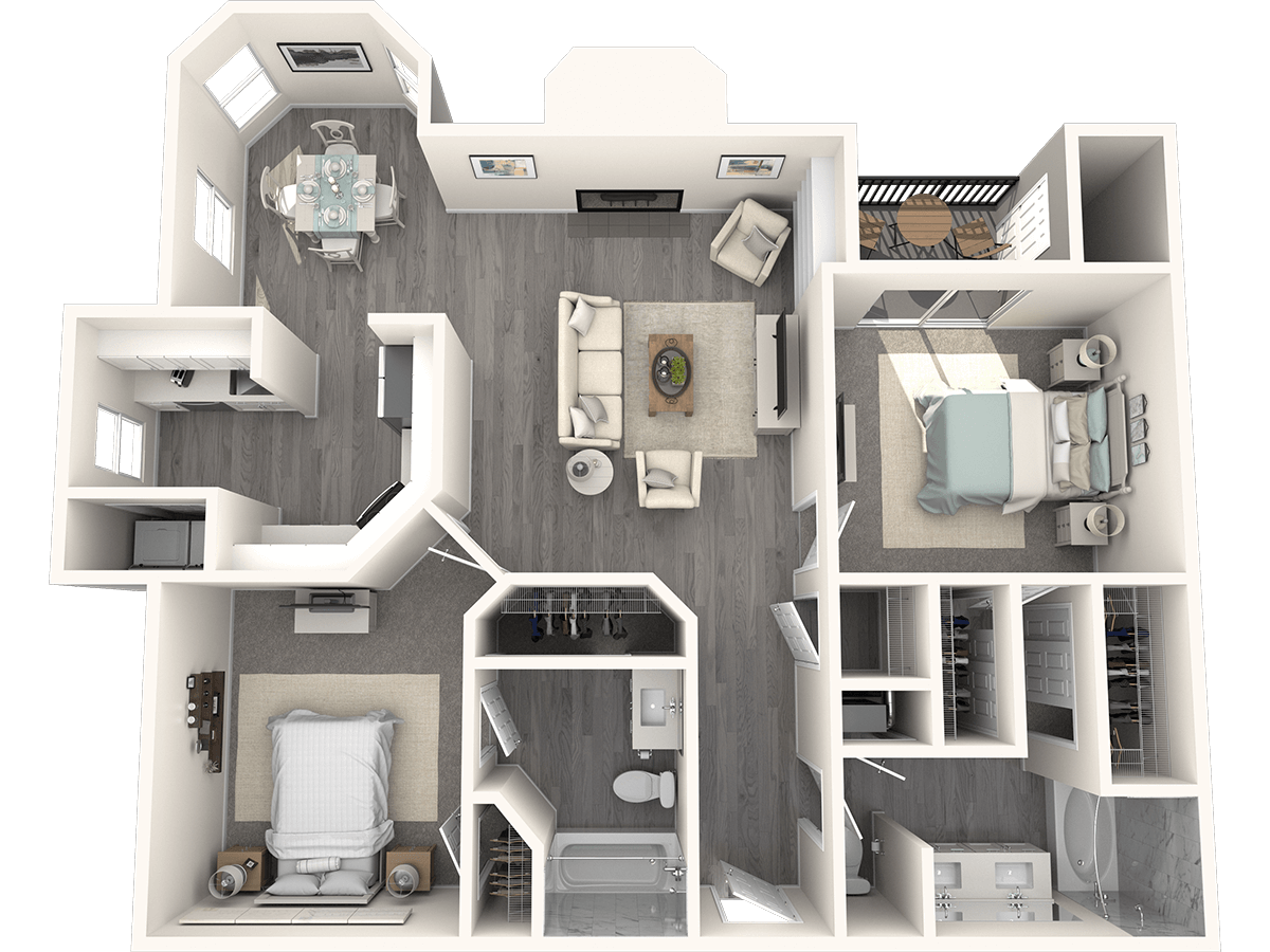 Large 2 Bedroom