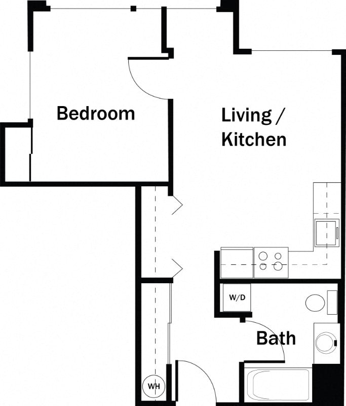 1 Bedroom, 1 Bath A - Renovated