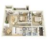 Laurelwood 2 Bedroom 2 Bathroom Floor Plan Laurelwood 2 Bedroom 2 Bathroom Apartment in Albuquerque