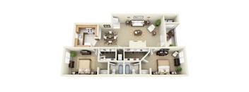 Sweetwater 2 Bedroom 2 Bathroom Apartment in Albuquerque