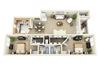 Sweetwater 2 Bedroom 2 Bathroom Floor Plan Sweetwater 2 Bedroom 2 Bathroom Apartment in Albuquerque