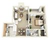 Memorial 1 Bedroom 1 Bathroom Floor Plan Memorial 1 Bedroom 1 Bathroom Apartment in Albuquerque
