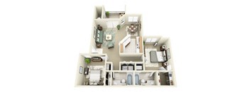 Crescent 2 Bedroom 2 Bathroom Apartment in Albuquerque