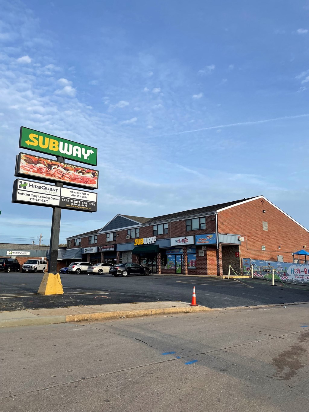 Holabird Park Shopping Center Residential Apartments, 6608 Holabird