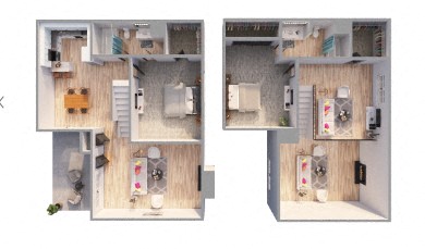 Townhome |  1,298 Sq. Ft. at Arcadia Apartments, Centennial, CO