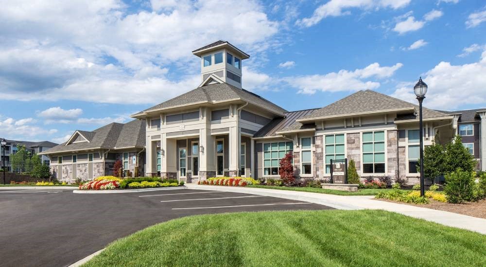 a large building with a clock tower on top of it