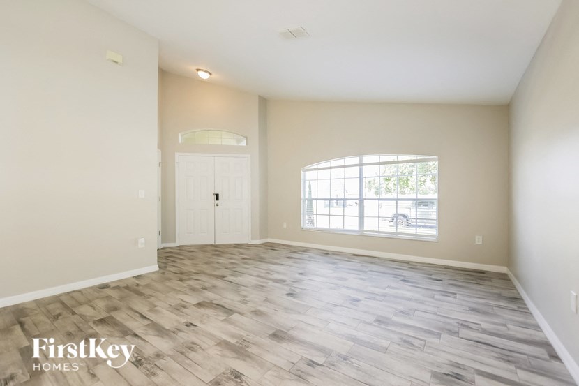 the living room is clean and ready for the guests to use
