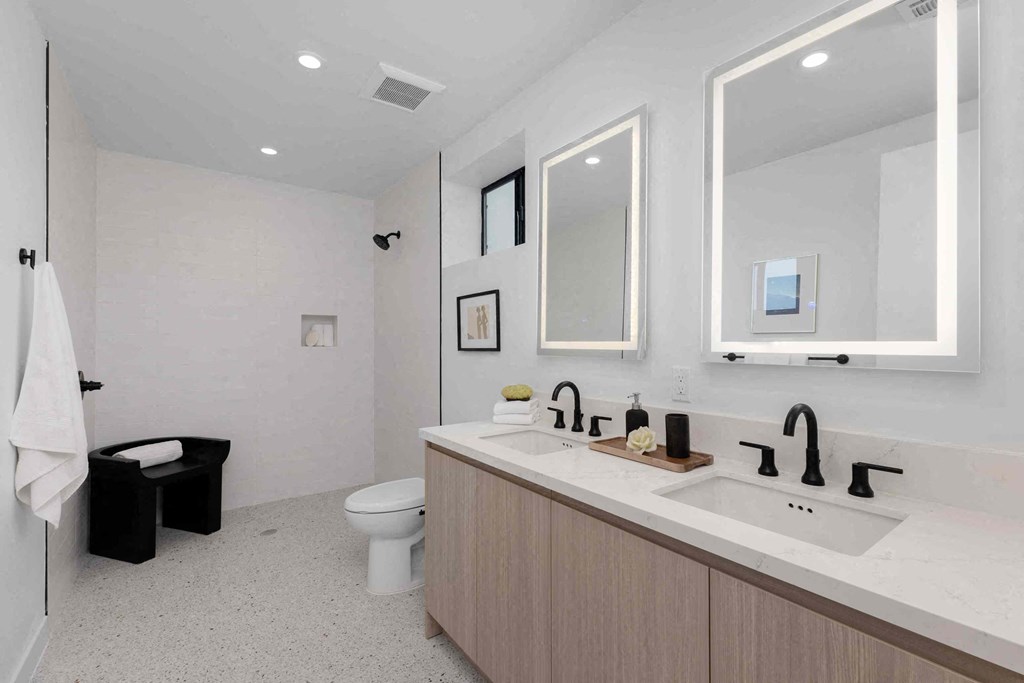a bathroom with a sink and a toilet