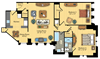 two bedroom floorplan two bedroom floorplan