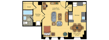 studio floor plan