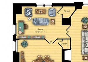 Historic Two Bedroom Floorplan Historic Two Bedroom Floorplan