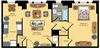 One Bedroom Floorplan One Bedroom Floorplan