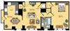 One Bedroom Floorplan One Bedroom Floorplan
