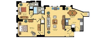 Two Bedroom Floorplan