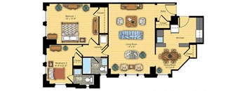 Two Bedroom Floorplan