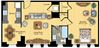 One Bedroom Floorplan One Bedroom Floorplan