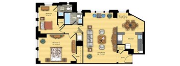Two Bedroom Floorplan