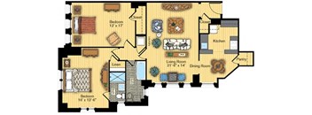 Two Bedroom Floorplan