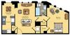 One Bedroom Floorplan One Bedroom Floorplan